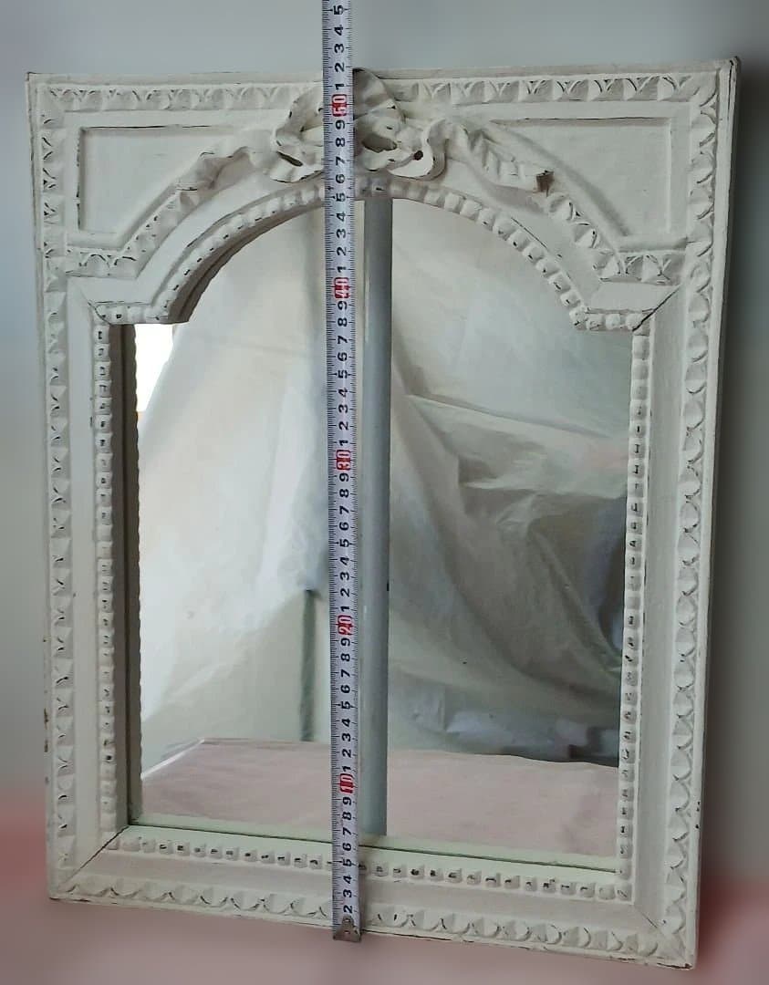 BLANC D'IVOIRE　ブランディボワール 壁掛け鏡 /ミラー41×52