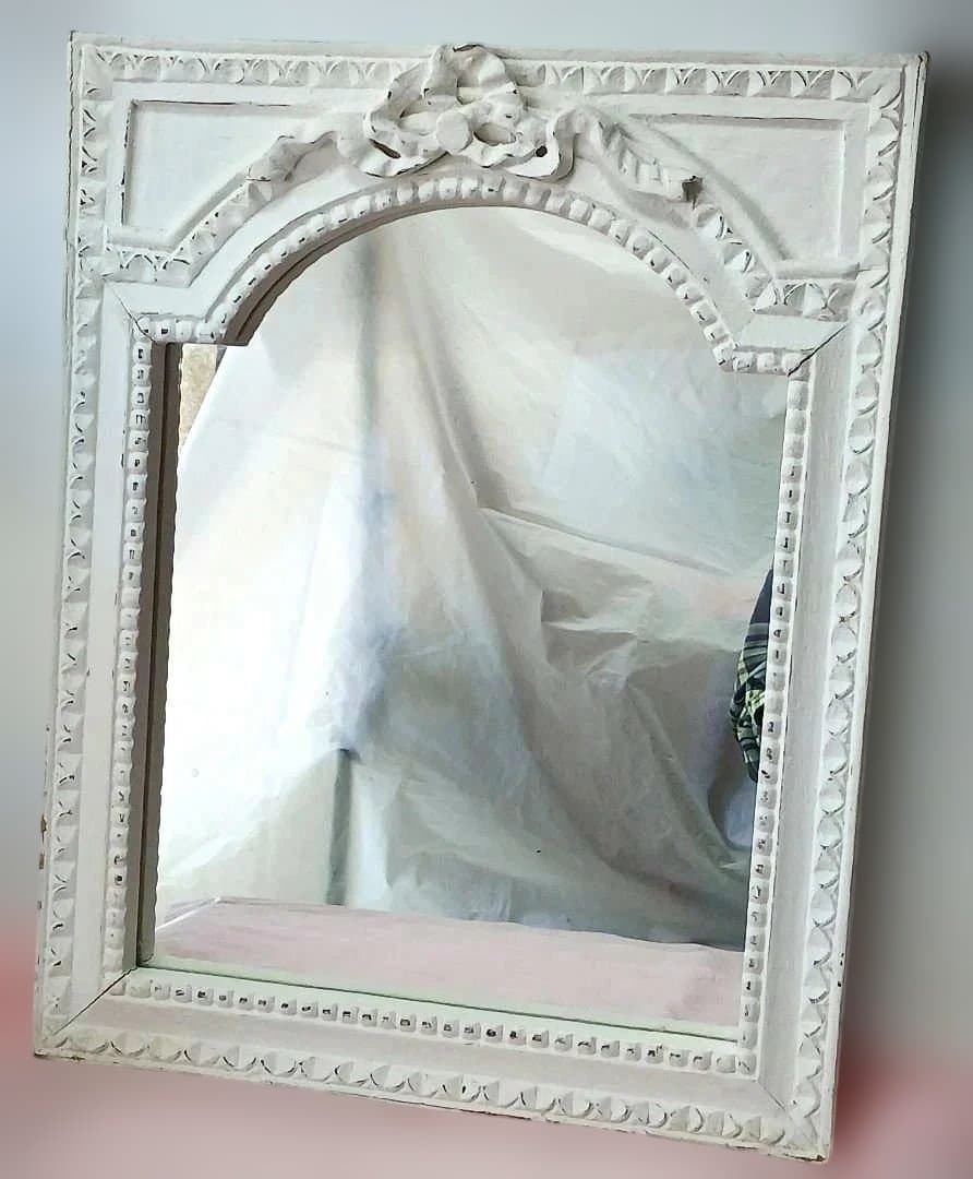 BLANC D'IVOIRE　ブランディボワール 壁掛け鏡 /ミラー41×52