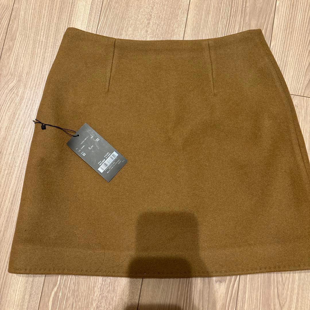【新品】完売品　anuans　アニュアンス　ウール　ミニスカート