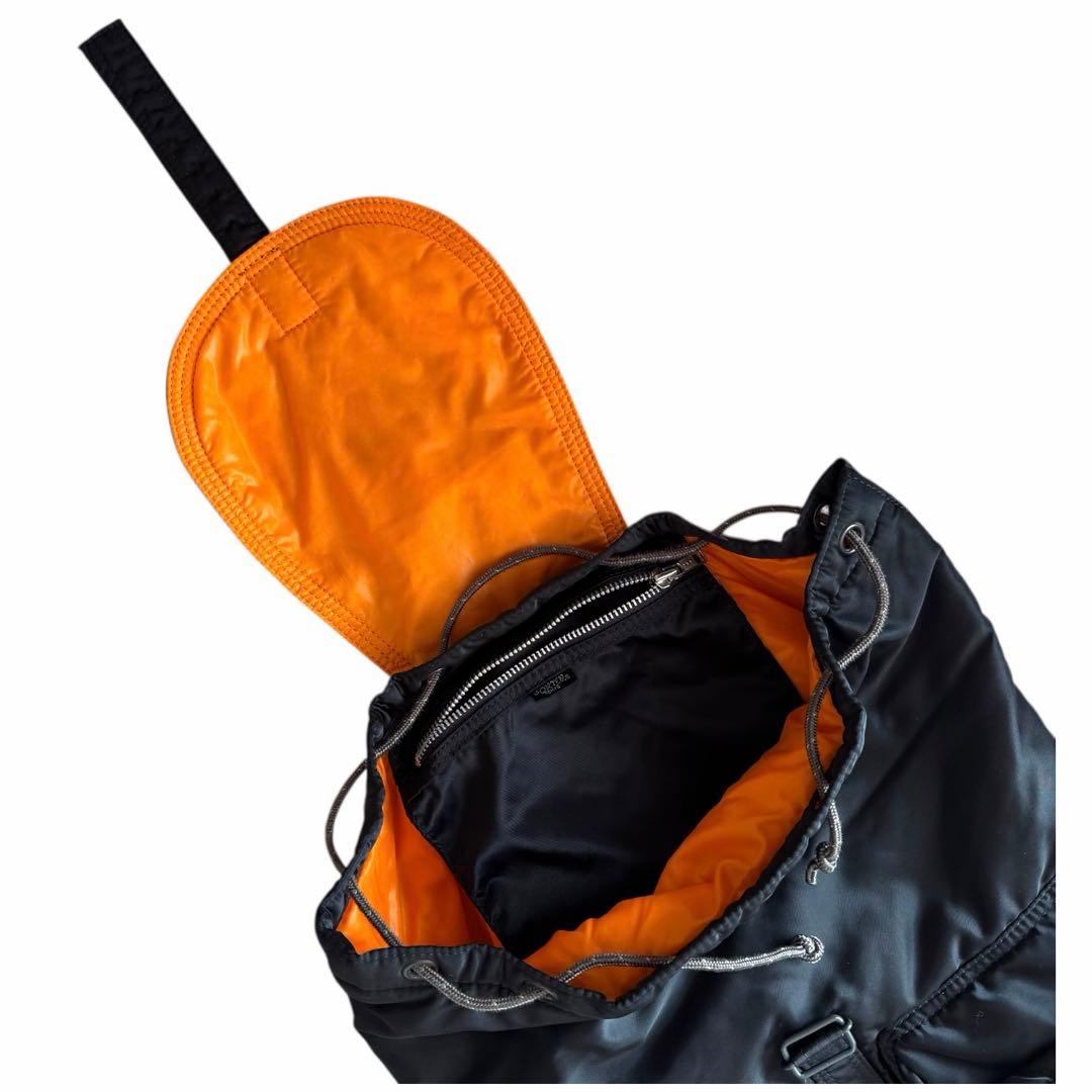 未使用級✨ポーター PORTER タンカー リュック バックパック 巾着 黒