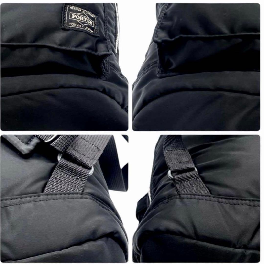 未使用級✨ポーター PORTER タンカー リュック バックパック 巾着 黒