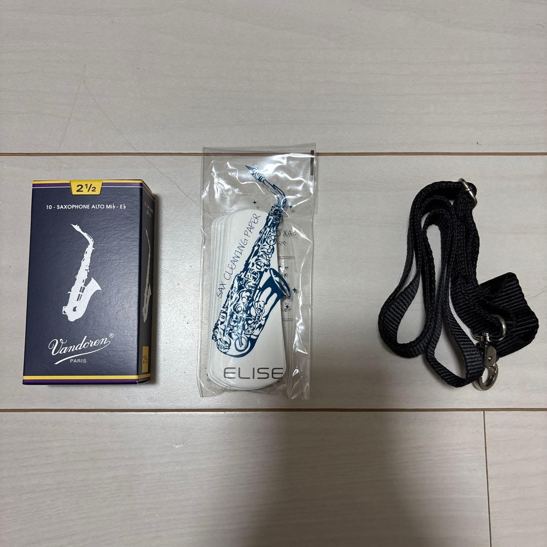 サックス本体 ゴールド ハードケース付き