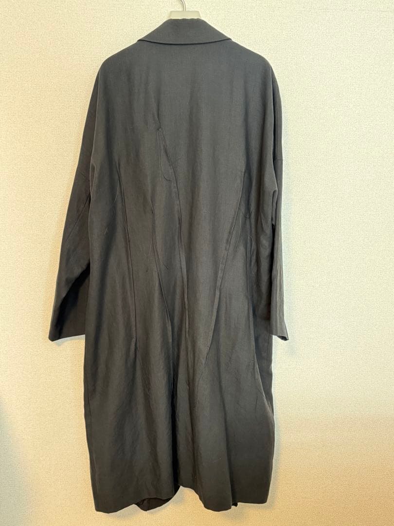 sulvam サルバム　ピークドラペル　リネンコート