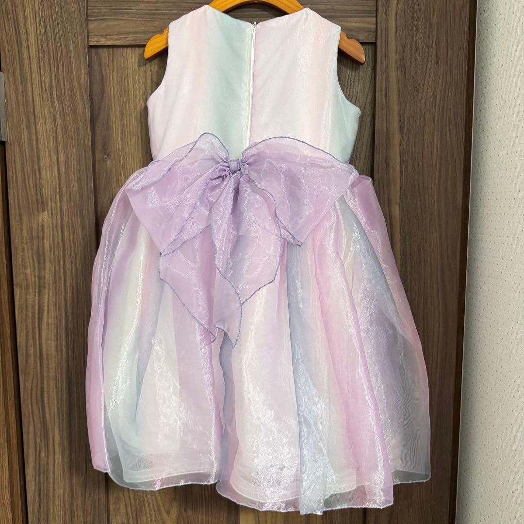 DRESCCO グラデーションパープルオーガンジードレス