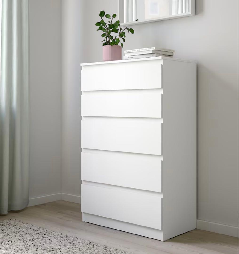 IKEA KULLEN クレン チェスト（引き出し×5）ホワイト