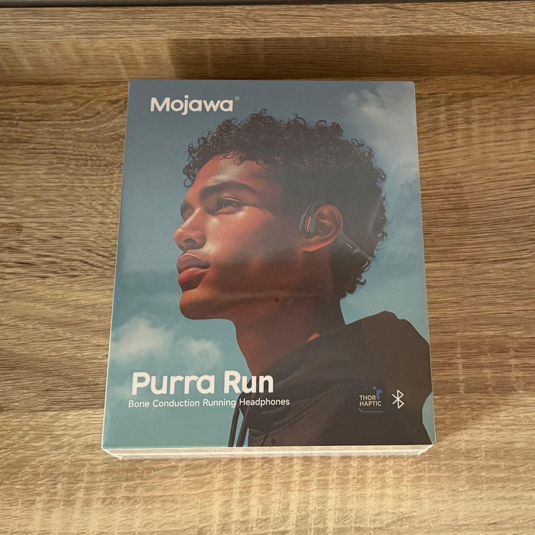 新品 Mojawa Purra Run 骨伝導ワイヤレスイヤフォン ブラック