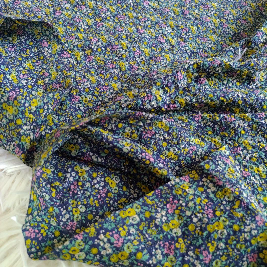 【美品】 かぐれ　リバティ　オールインワン　小花柄　オーバーオール　サロペット