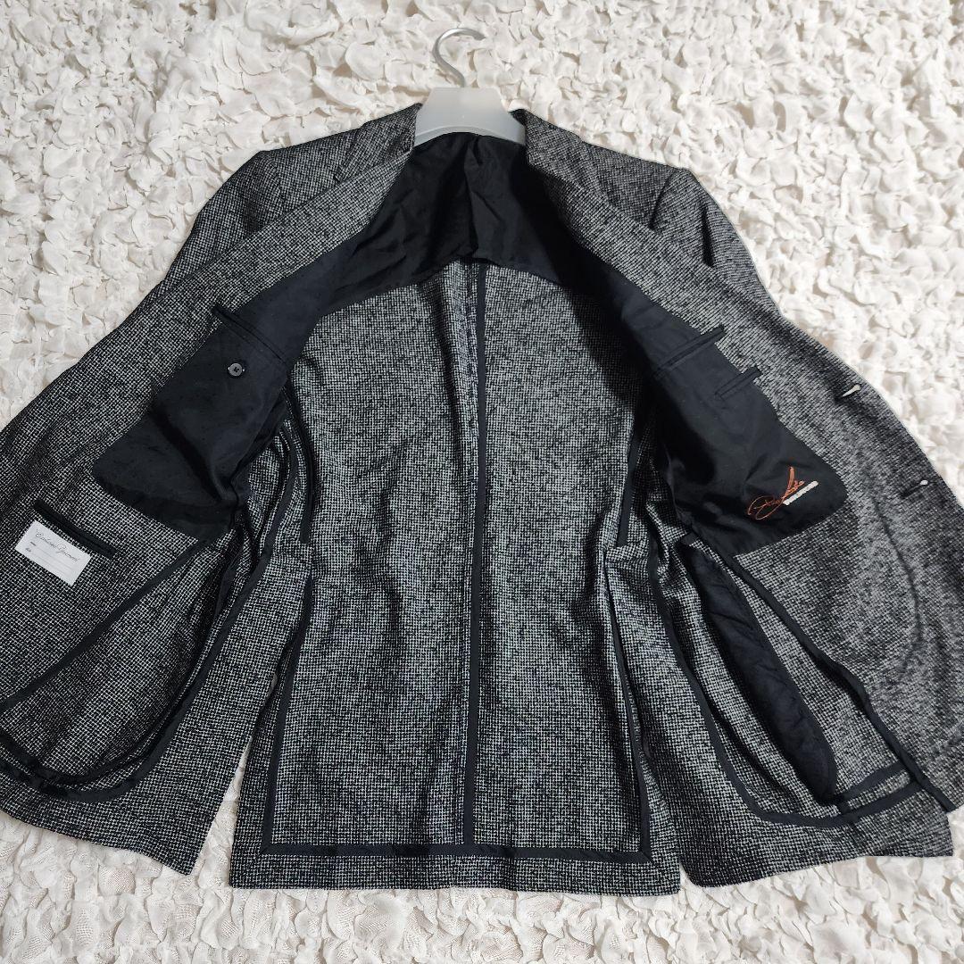 美品 タリアトーレ ピーノレラリオ メタルボタン 千鳥柄 テーラードジャケット