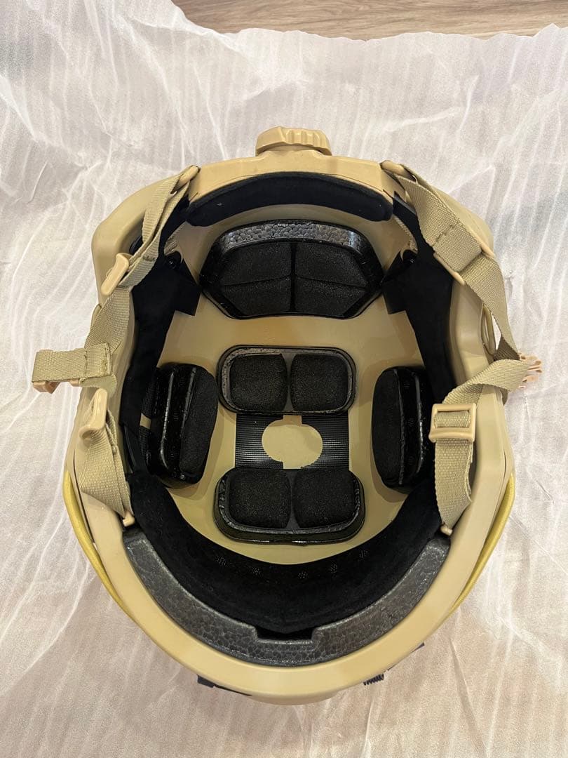 防弾ヘルメット　バリスティック　FAST タイプ　NIJ3A サバゲー　タン