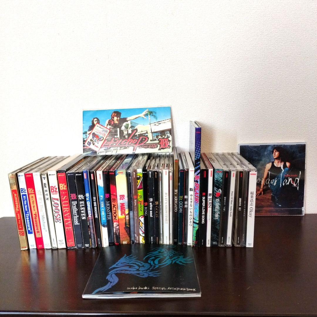 B'zと稲葉浩志さん CD 39枚＋おまけDVD2枚
