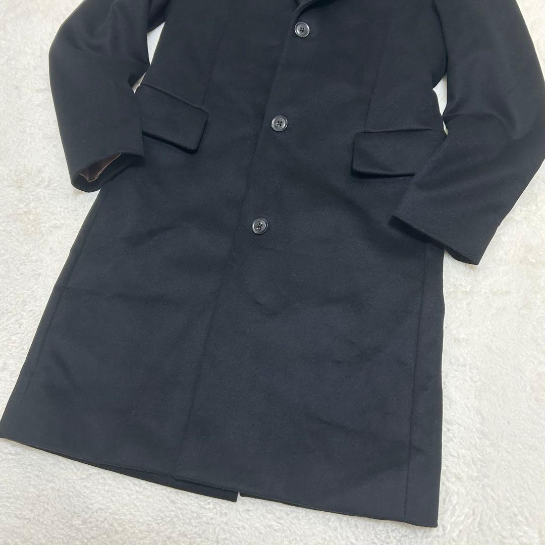 【美品】現行品 ポールスミス チェスターコート ウール ブラック Sサイズ