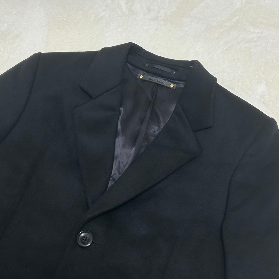 【美品】現行品 ポールスミス チェスターコート ウール ブラック Sサイズ