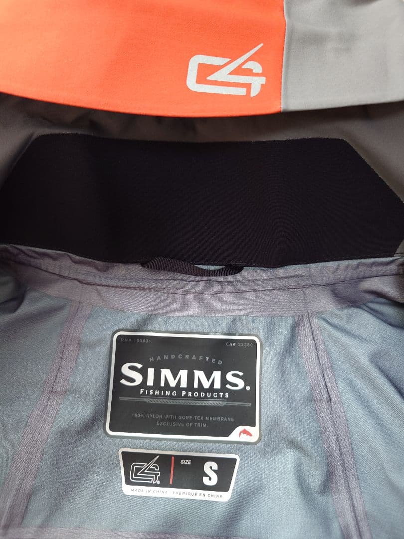 ＳＩＭＭＳ シムス　Ｇ４ プロ・ジャケット　US‐S