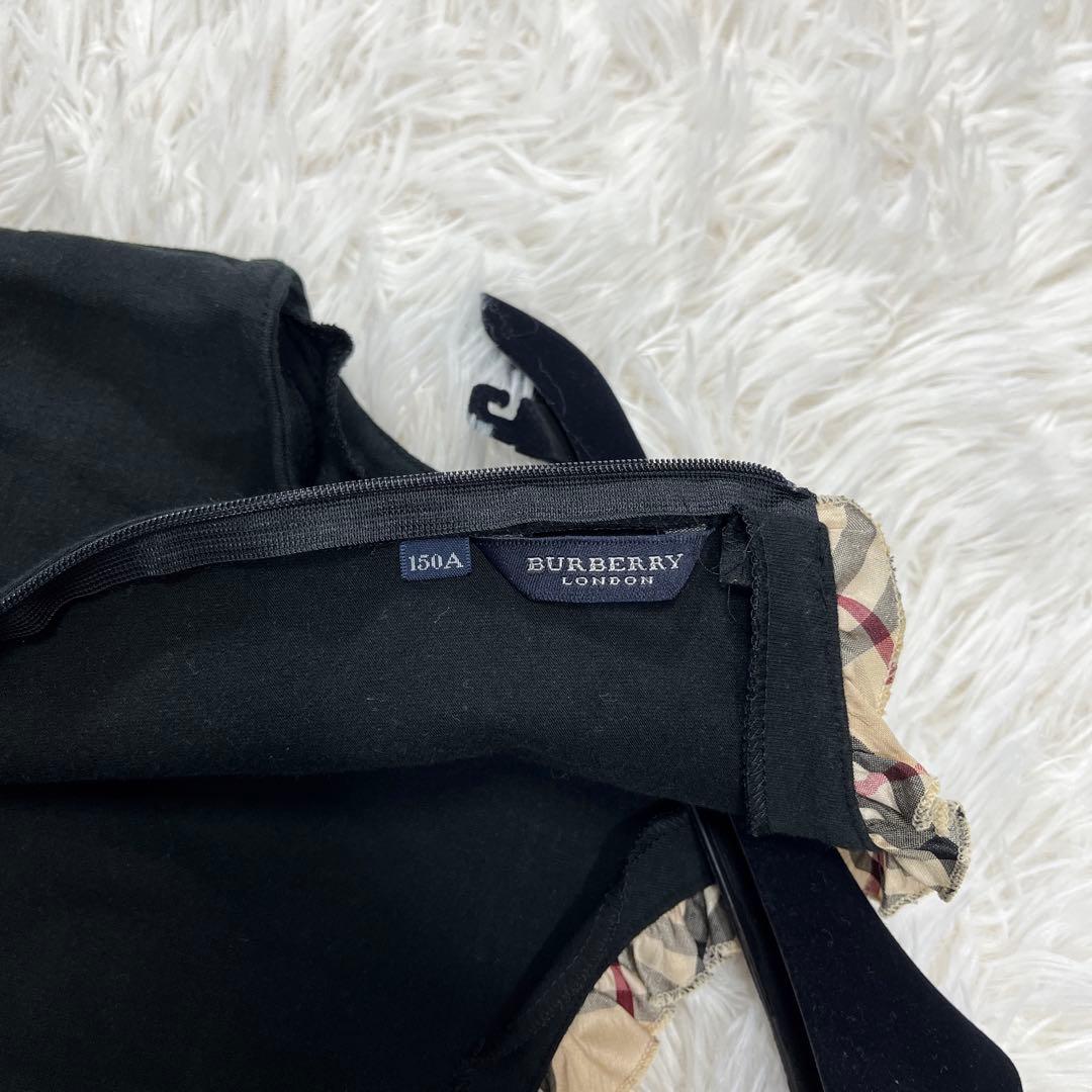 【BURBERRY LONDON】ワンピース ノバチェック シルク混 150
