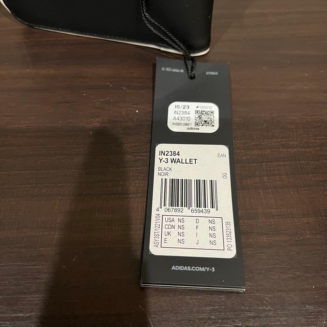 新品　Y-3 ワイスリー　二つ折り財布　保管袋付き
