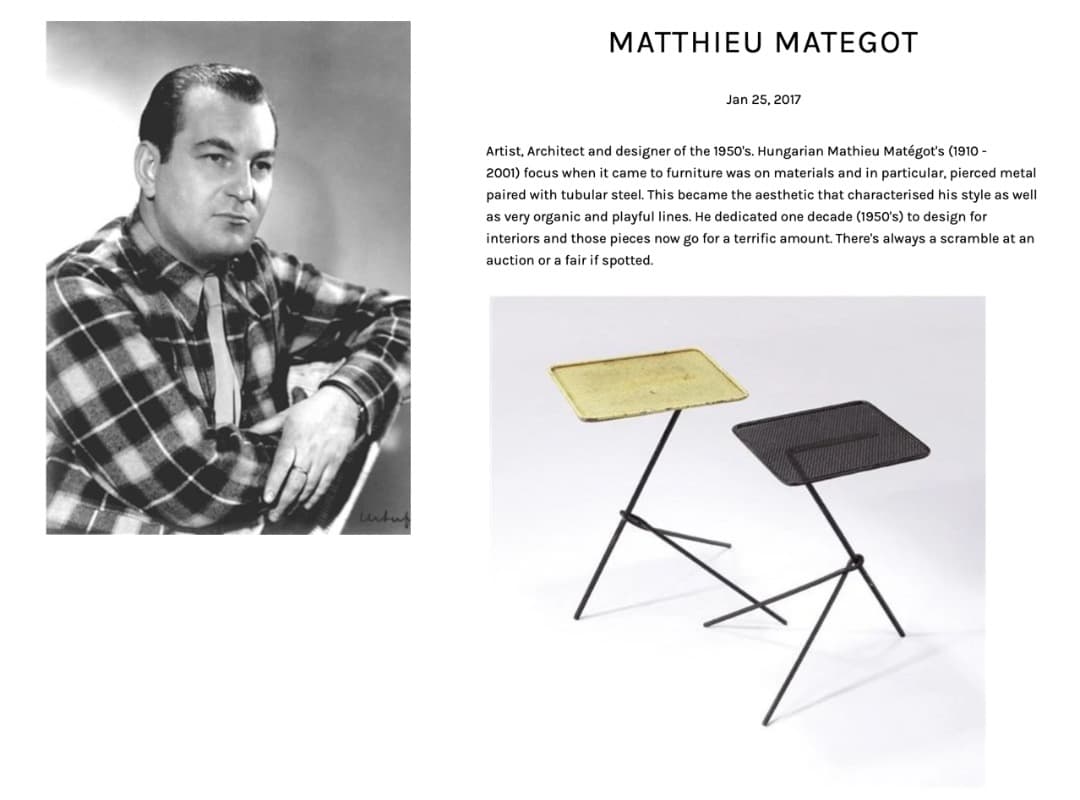 希少　Mathieu Mategot マシューマテゴ