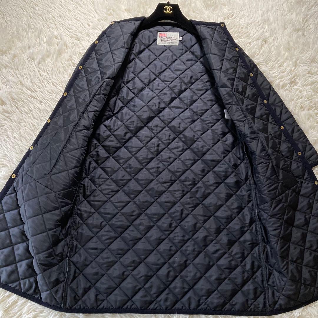 極美品 トラディショナルウェザーウェア キルティングコート