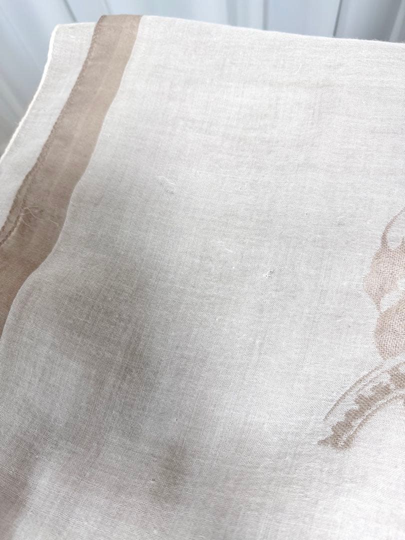 CHANEL シャネル ライオンとCCロゴの カシミヤ大判マフラー