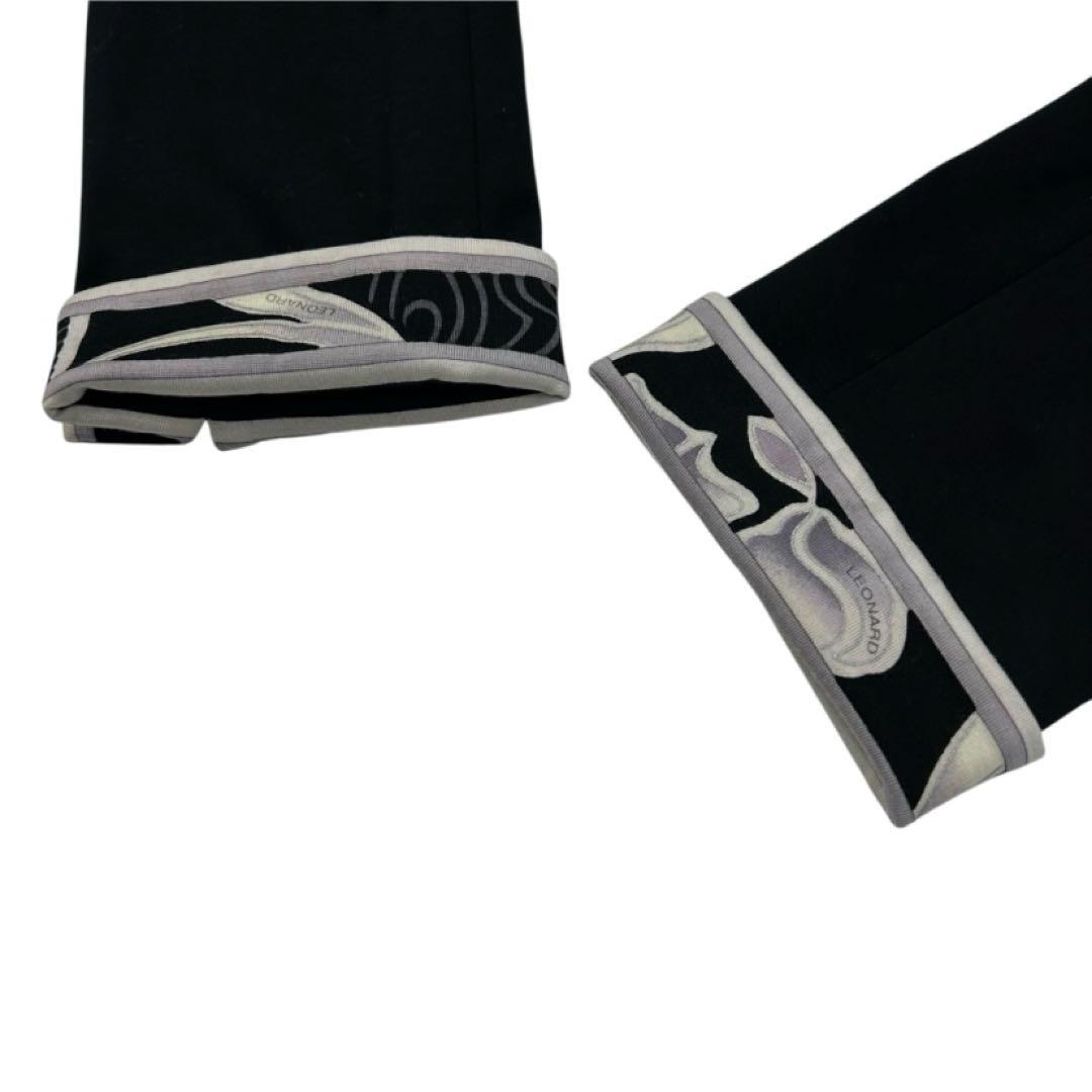 美品 三共生興 LEONARD テーラードジャケット モノトーンカラー