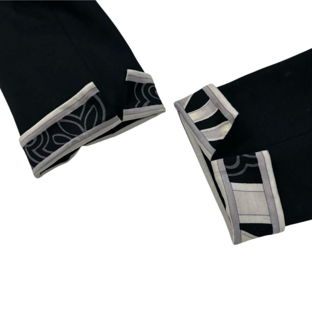 美品 三共生興 LEONARD テーラードジャケット モノトーンカラー