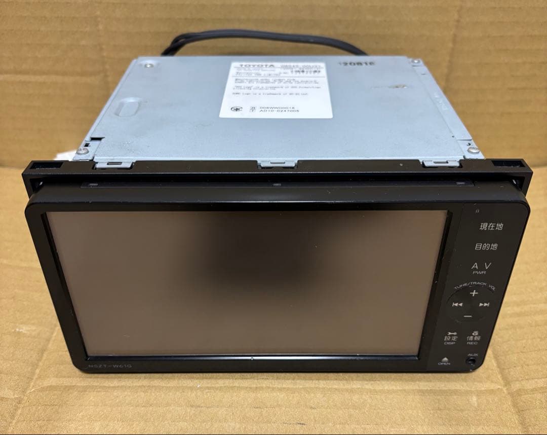 トヨタ純正 カーナビ NSZT-W61G フルセグ Bluetooth