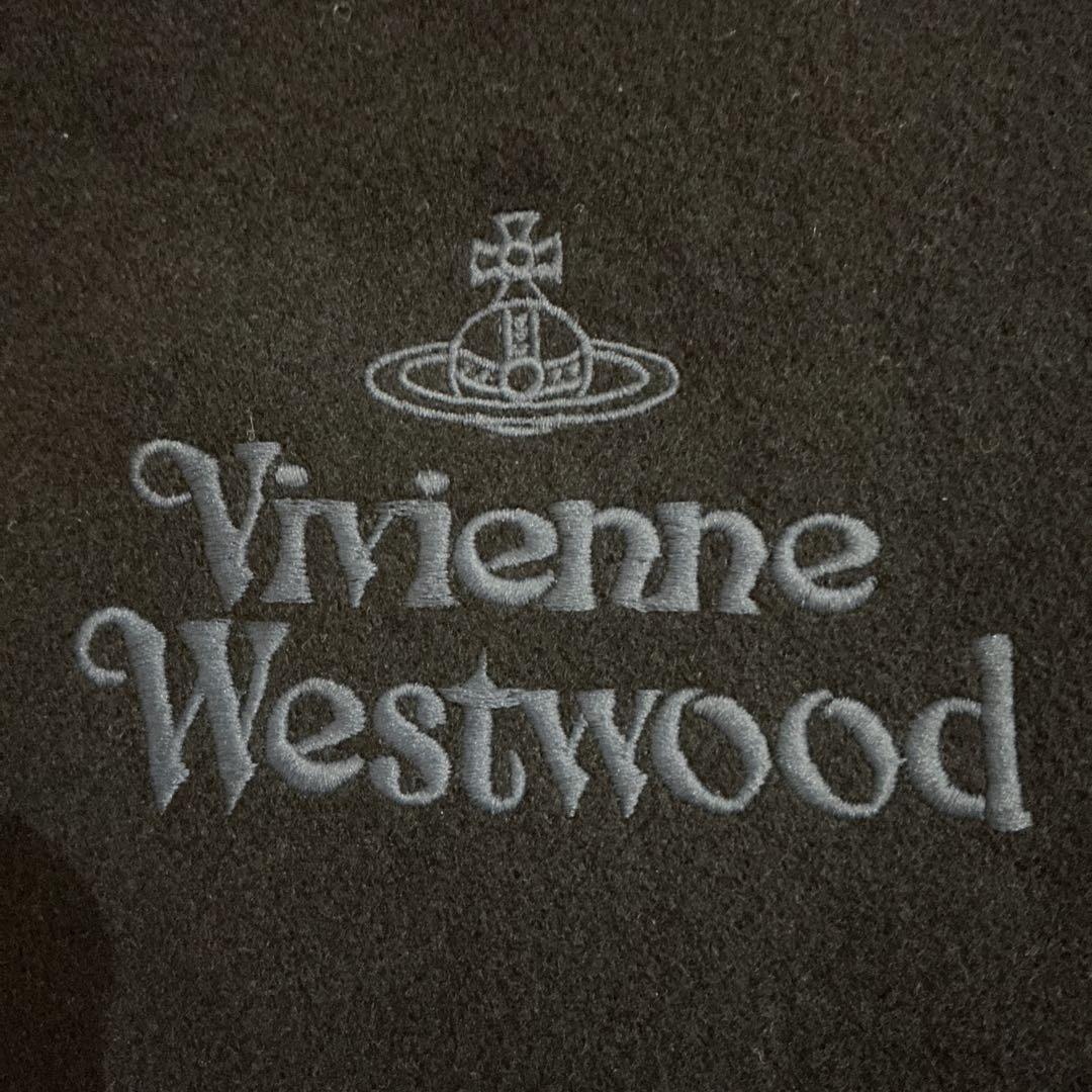 Vivienne Westwood 黒　ブラック　ウールマフラー　新品保管品