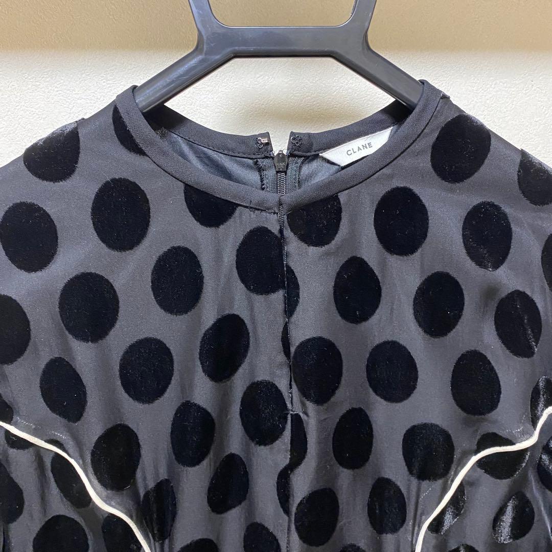 CLANE クラネ BIG DOT ワンピース　オケージョン