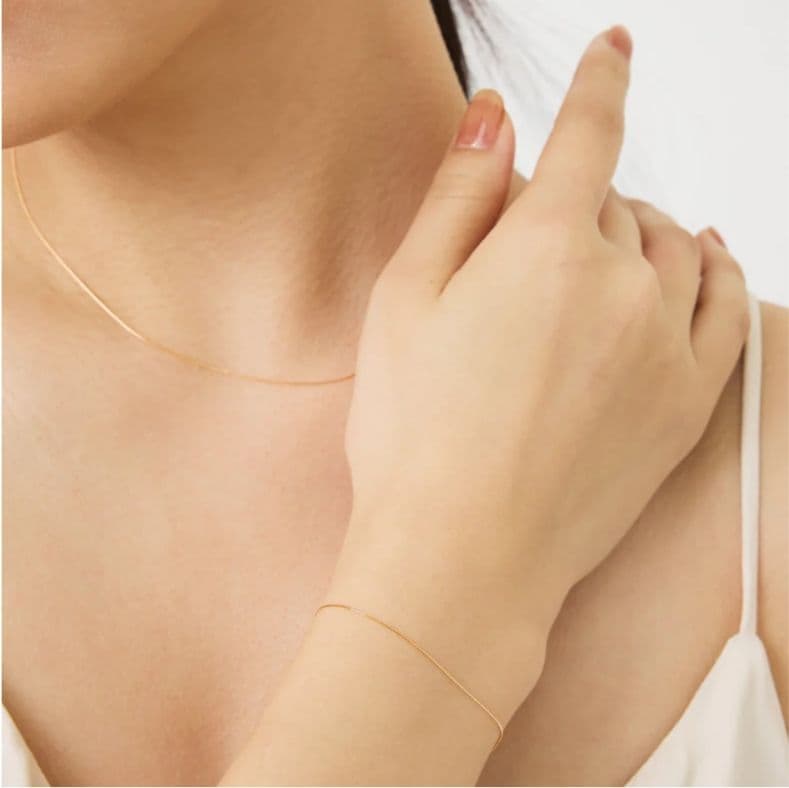 ルボンボン　K18 sophie necklace　ソフィーネックレス