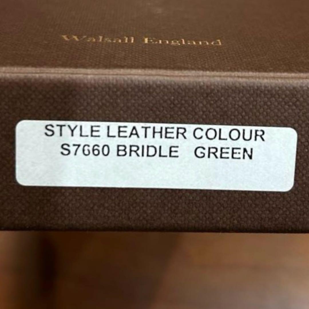 イングランド製 WHITEHOUSE COX 三つ折り ウォレット グリーン