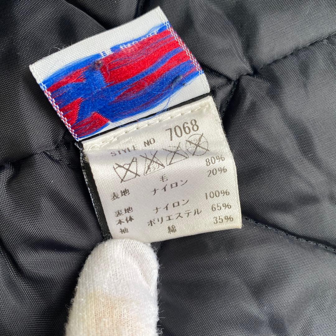 SCHOTT ライダース 裏地キルティング　Pコート　ブラック　スタッズ　星