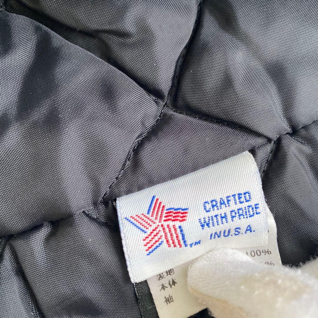 SCHOTT ライダース 裏地キルティング　Pコート　ブラック　スタッズ　星