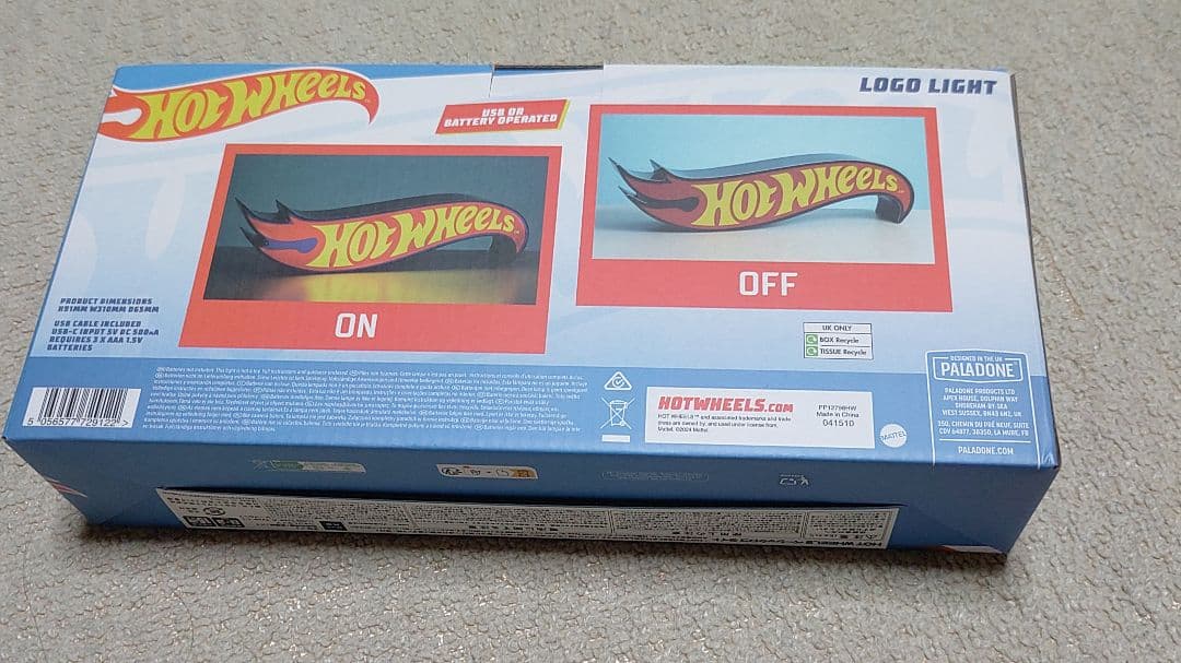 ホットウィール ライト ケースロゴライト ディスプレイケース
