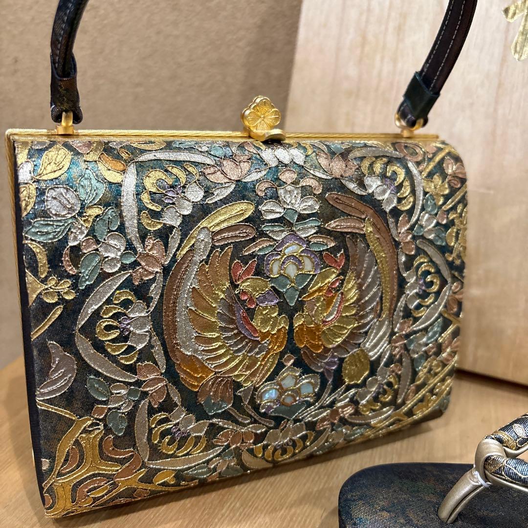 み*き様 創作御誂　スワトウ草履　バッグ