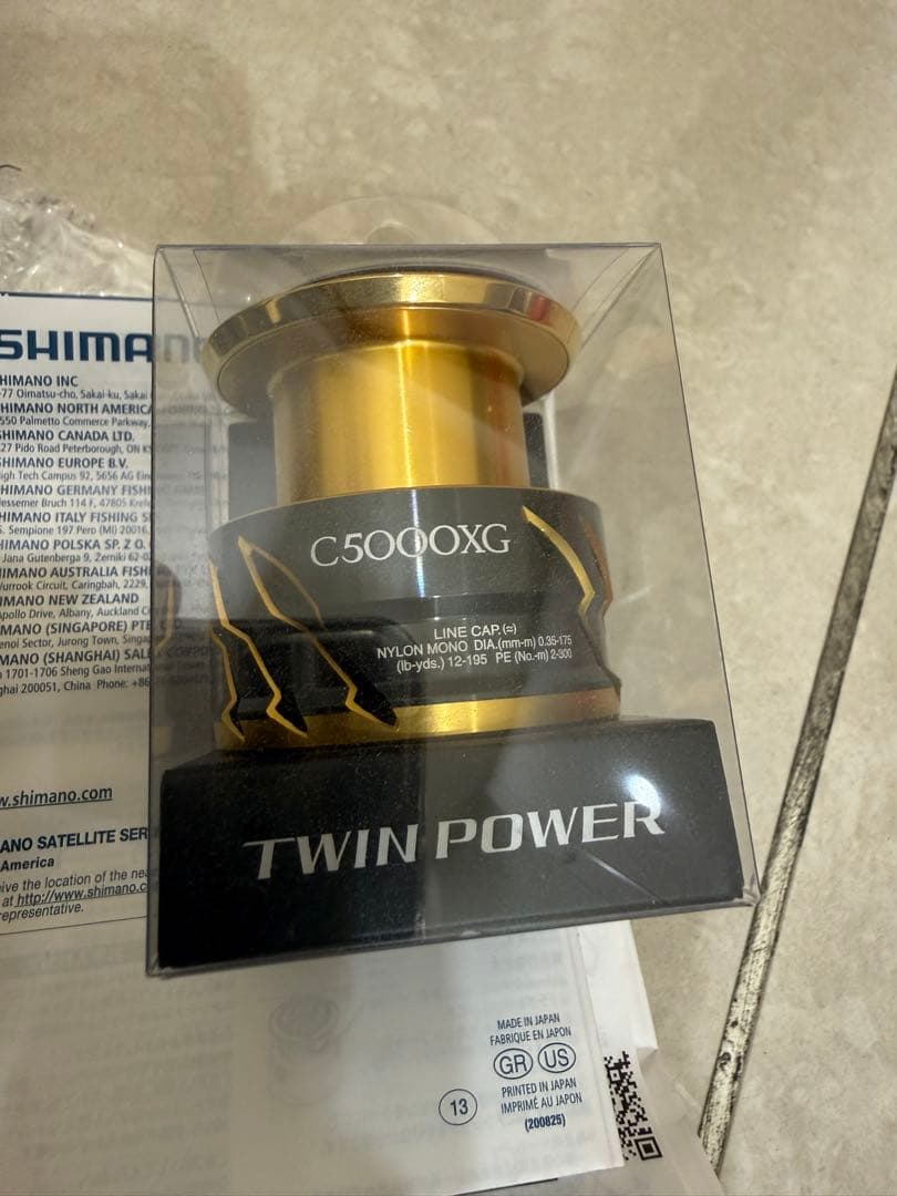 シマノ20 ツインパワー C5000XG 4000XG替えスプールセット