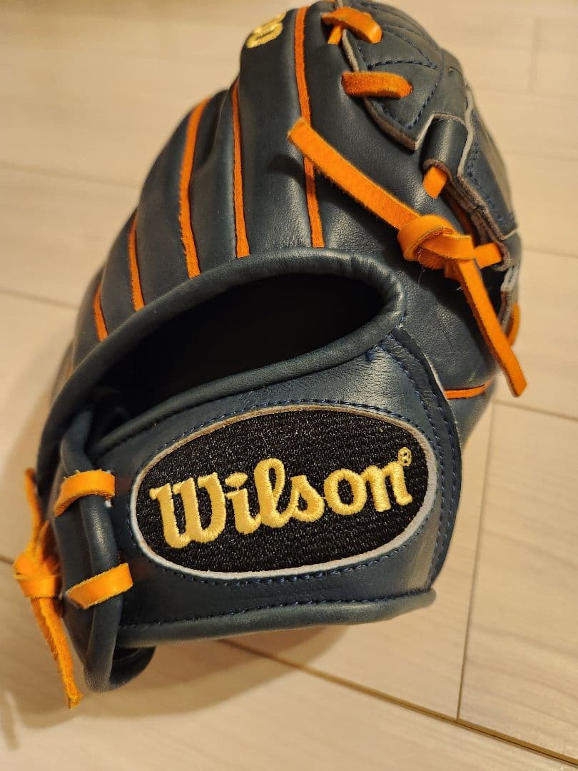 ほぼ新品　希少レア　Wilson A2000 硬式グローブ ネイビー/オレンジ