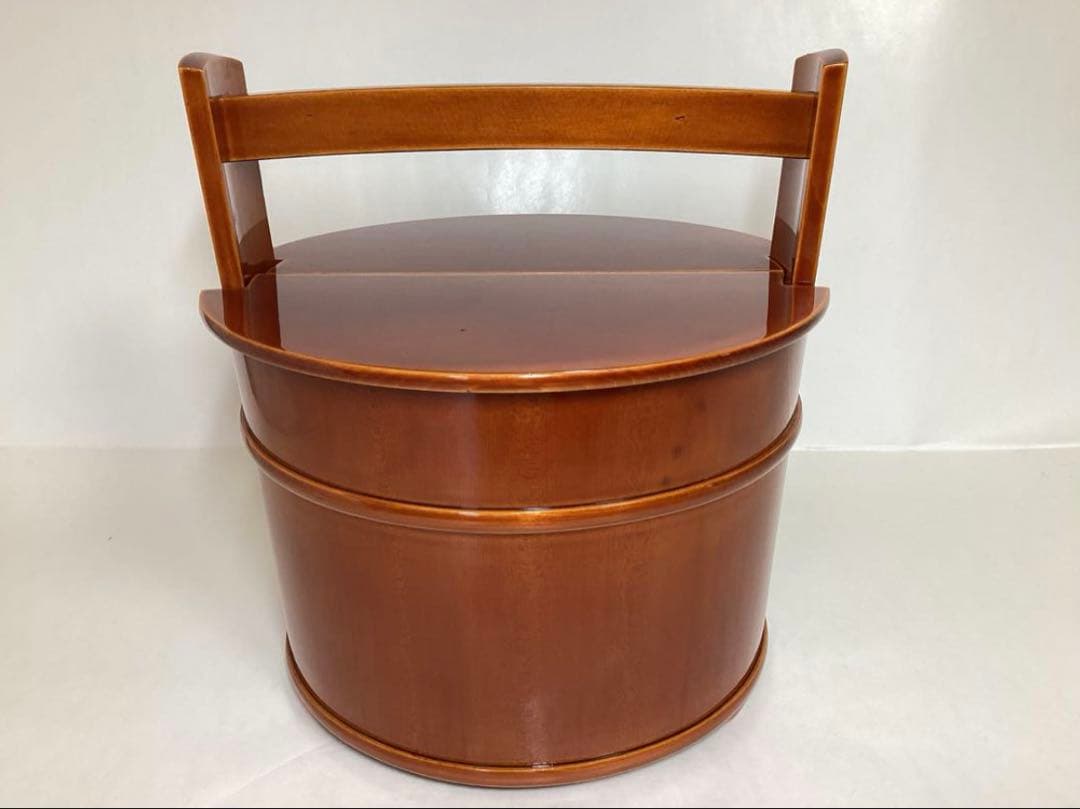 手桶水指 春慶 陽斎 木箱入 茶道具 古物品