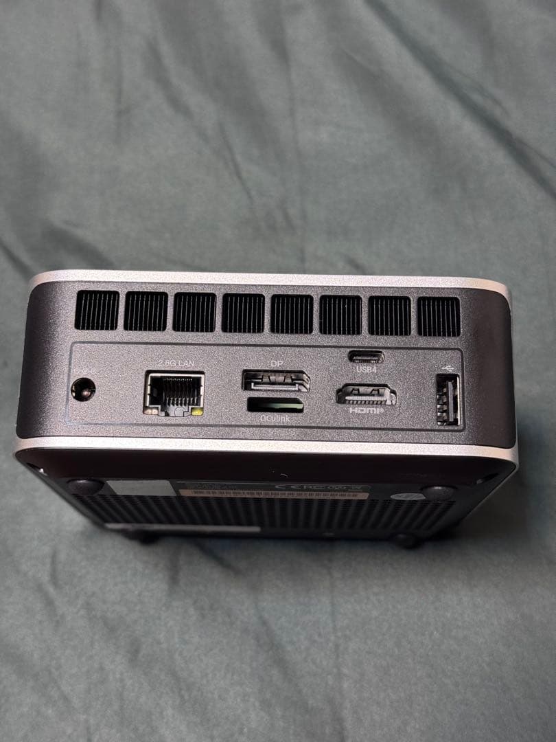 ミニPC MINISFORUM AI X1 Ryzen7 255 32GB1TB