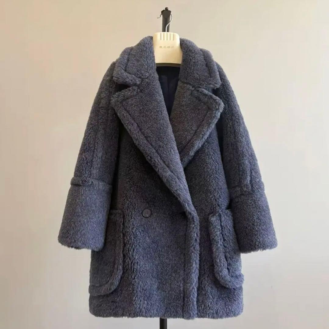 新型最新作❗️ベアビッグポケットコート あったか冬アウター 高級アルパカ混