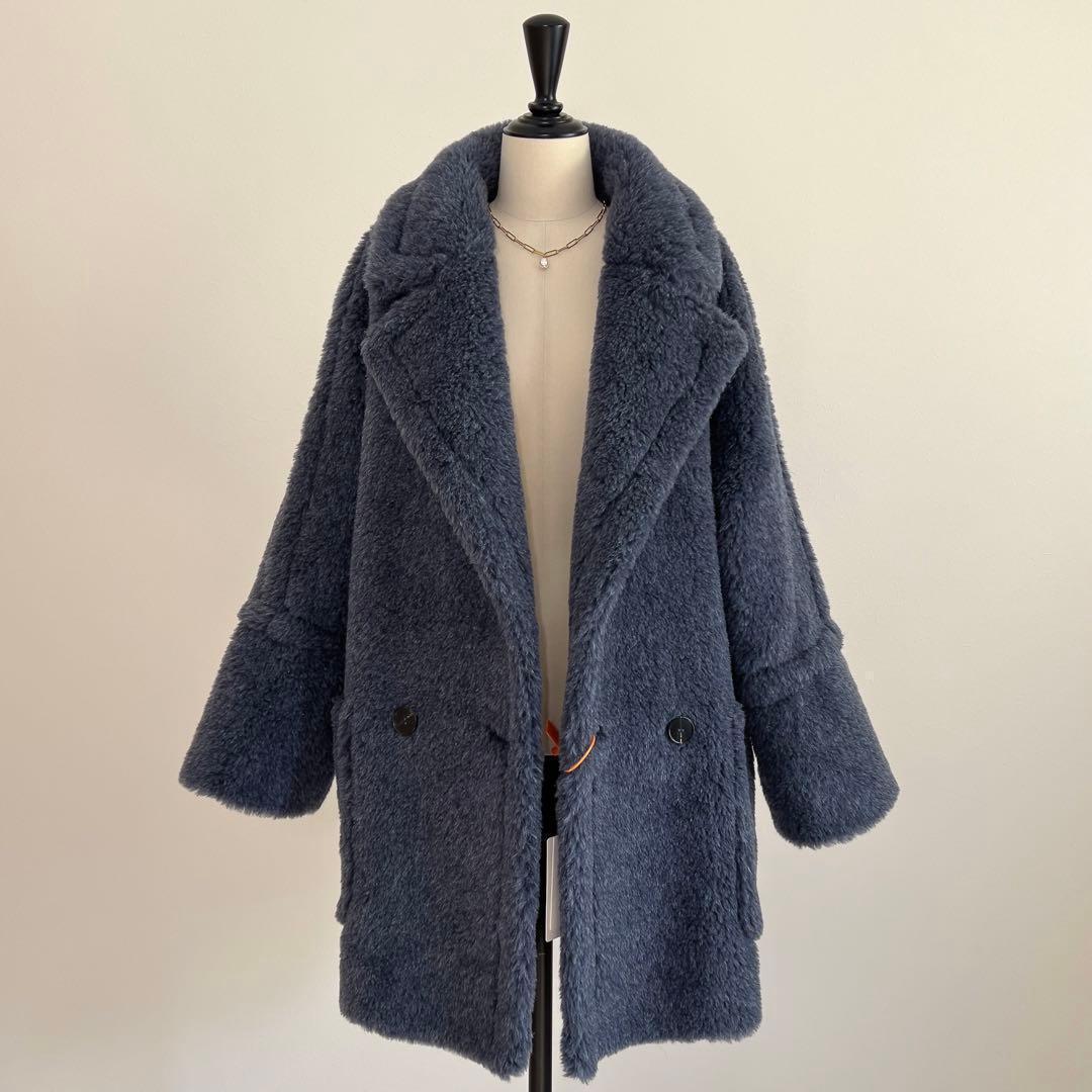 新型最新作❗️ベアビッグポケットコート あったか冬アウター 高級アルパカ混
