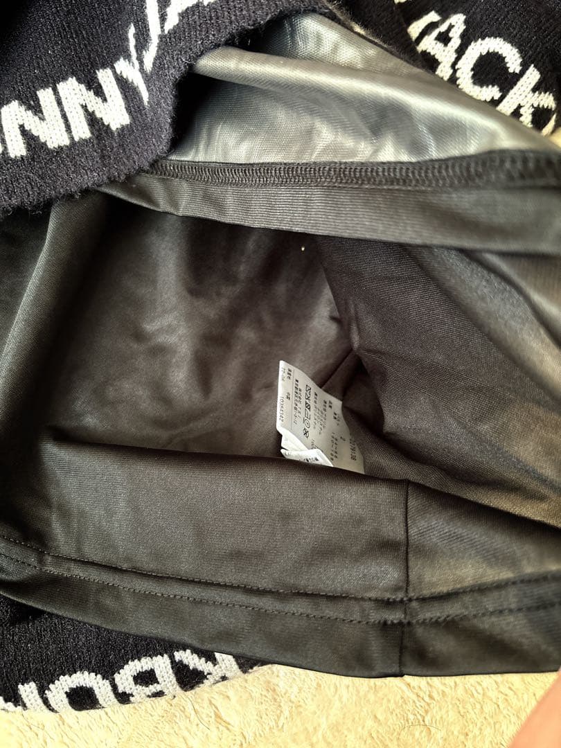 jack bunny 防寒ニットワンピース　2 ブラック