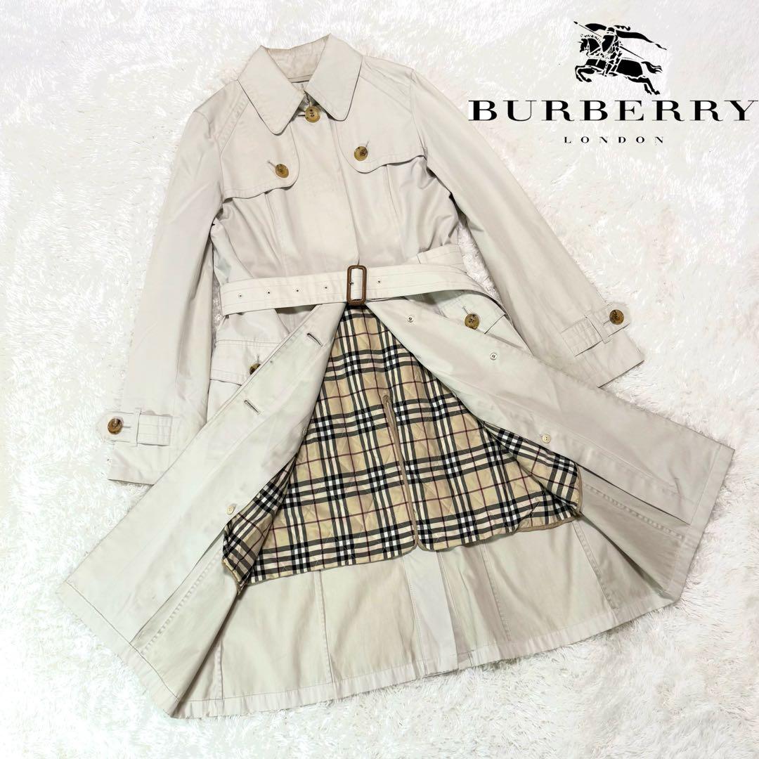 BURBERRY LONDON トレンチコート ライナー付き　ノバチェック