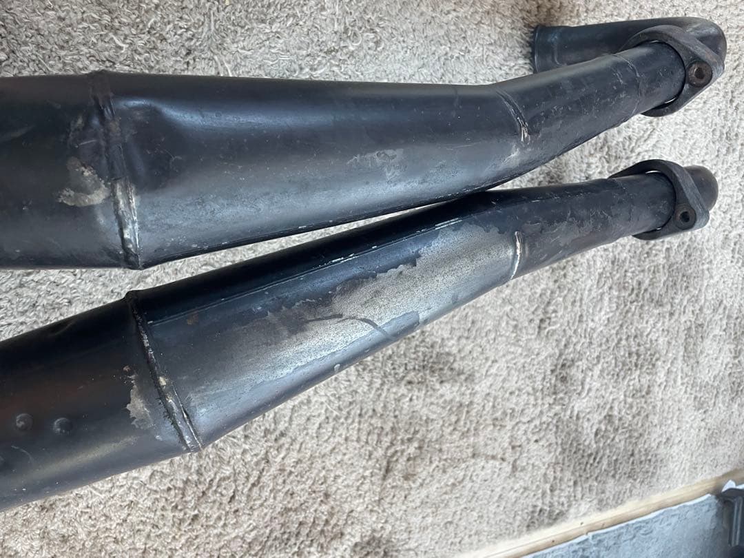 rz250 純正マフラー　チャンバー