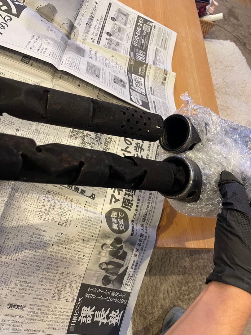 rz250 純正マフラー　チャンバー