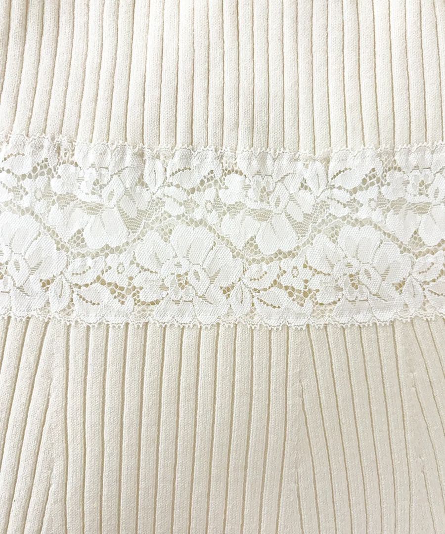 ロゼミューズ RoséMuse Mermaid lace knit dress