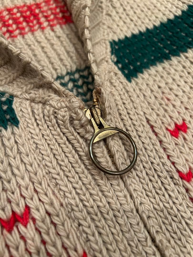 ライ70's PENDLETON cowichan cardigan