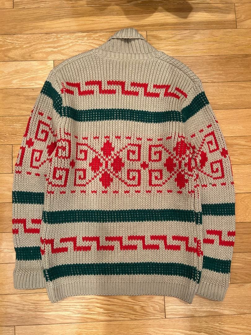 ライ70's PENDLETON cowichan cardigan