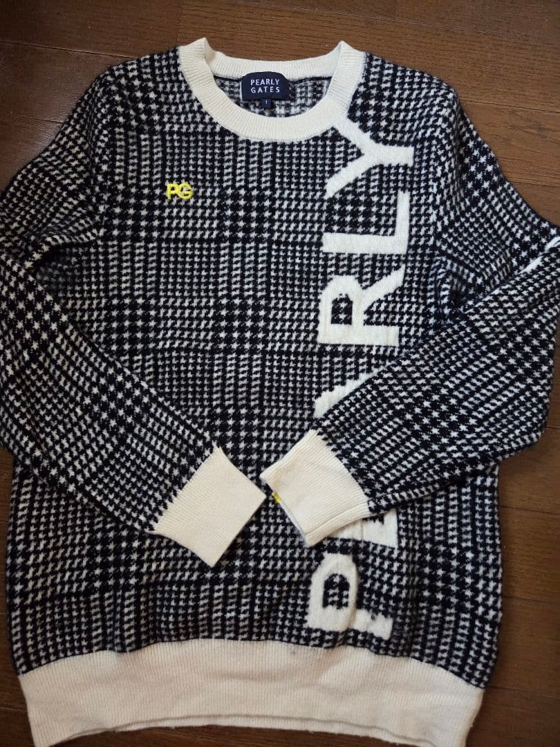H*K様 PEARLY GATES チェック柄カシミヤ100%