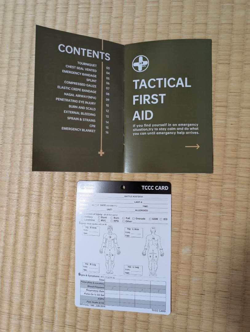 RHINO TACTICAL CR-QF002M米国FDA承認IFAKキット防災