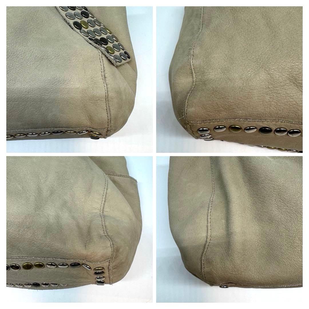 andA×TRESトレ Y2K スタッズトートバッグ レザー 2way 平成