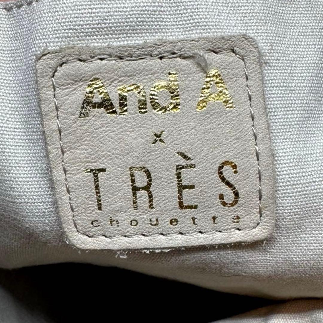 andA×TRESトレ Y2K スタッズトートバッグ レザー 2way 平成